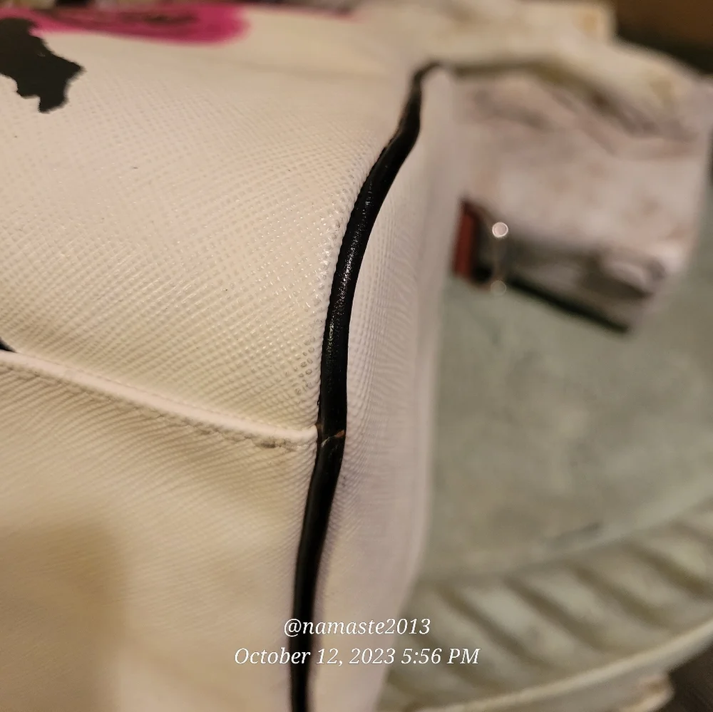 L.A.M.B. by Gwen Stefani Cherry Blossom Satchel Luxury Designer Bag #586 - Picture 3 of 14